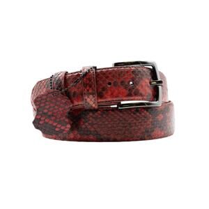 NEW LUSSO BENI women's medusa belt in red